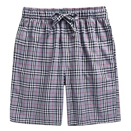 TINFL Plaid Check Kids Boys Shorts Pants NNBSP-SB001-Grey L