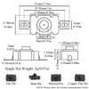 20 Pcs Self-Lock Push Button Switches, KAN-28 ON-Off Mini Switch