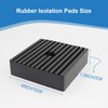 Solid Shock Pad for Air Compressor Pads or Equipment Shock