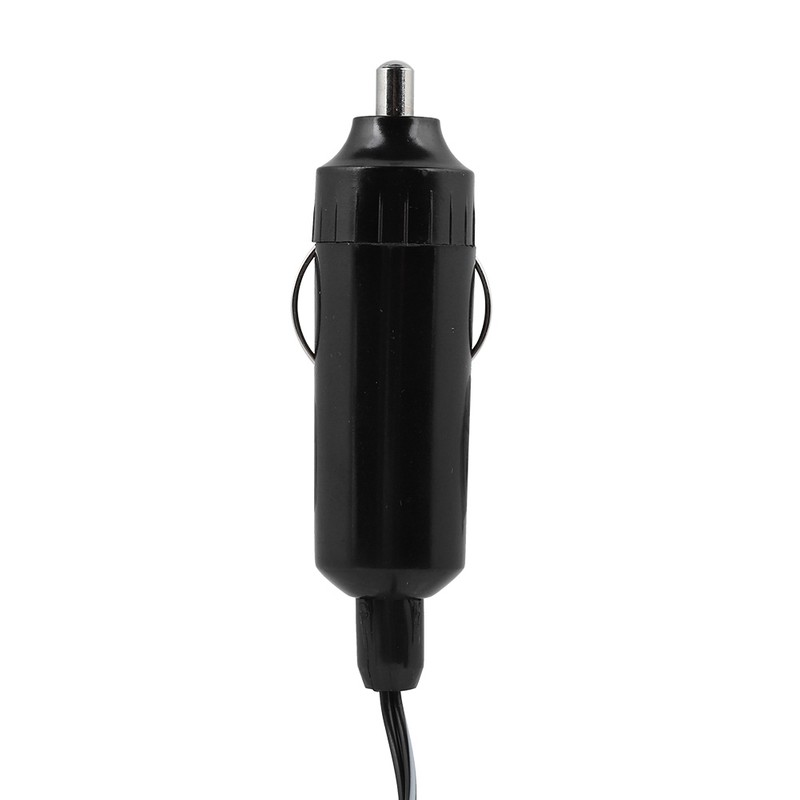 Luminous Clock Car Thermometer Temperature Display Voltage Monitor 12/24H Black