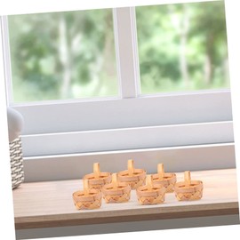 MAGICLULU 12pcs Baskets Woven Ornaments for Stylish Home Decorations for Balcony Windowsill Dining Table and Desk Decor