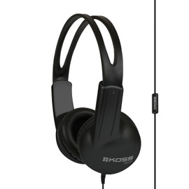 Koss UR10i Lightweight Wired Headphone, Black