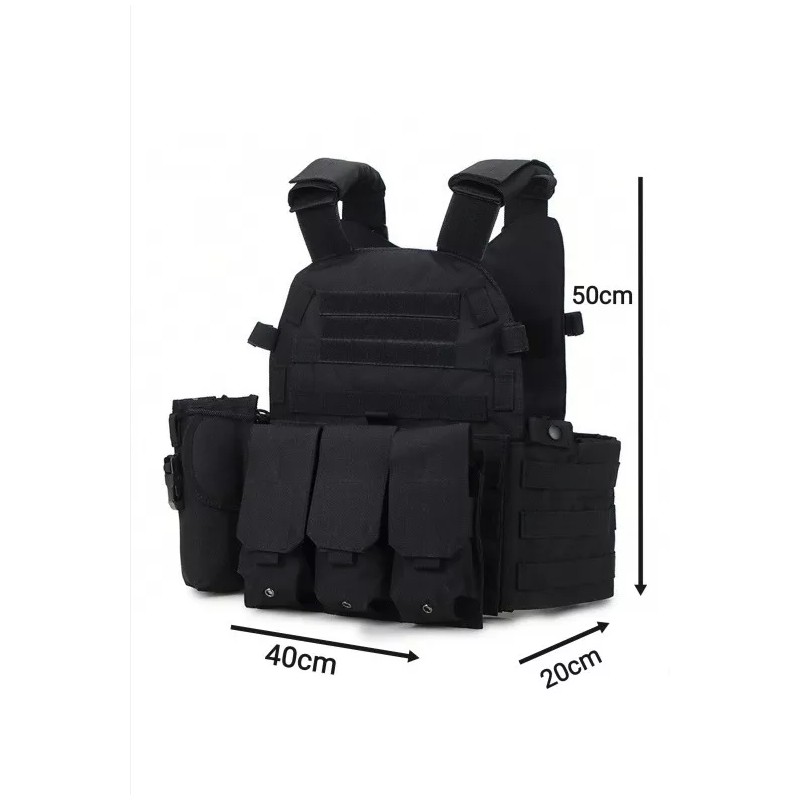 Yuqing Chaleco Tactico Militar Paintball Airsoft Gotcha Policia
