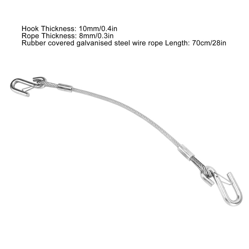 70 cm Trailer Safety Chain, Large Load Capacity, Robust, Reliable