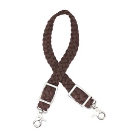 CHALLENGER Horse Western Nylon Braided Wither Breast Collar Strap Brown 105J07BR