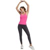 MathCat Seamless Workout Tank Tops with Built in Bra，Racerback Athletic