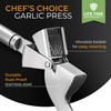 ORBLUE Garlic Press Stainless Steel - Premium Professional Grade Garlic