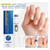 Bolígrafo Láser Hot Nail Fungus Pen Con Luz Azul