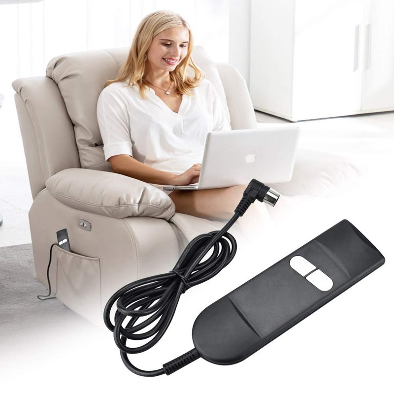 DECARETA Telecomando Poltrona Relax 2 Tasti, Ricambio per Poltrona Elettrica,