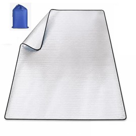 Silver Mat, Camping Aluminum Sheet, Lightweight, Large Size, 39.4 / 47.2 / 59.1 / 70.7 / 78.7 / 98.7 x 78.7 inches (100 / 120 / 150 / 180 / 200 / 250 x 200 cm), Insulated, Moisture-proof, Thermal, Double-sided Vaporized, Leisure Sheet, Picnic Sheet, Picnic Sheet, Pool Mat, Pool Mat, For Tent, Pool Mat, Tent Interior, Sleeping Bag, Sleeping Bag, Sleeping Bag Included, Storage Bag