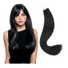 Extensiones Cabello Natural Fibra Cortina Negro 30 PLG 210g