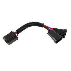BICYACO - Adaptador de arnés de cable H4 a H9/H11 compatible con motocicleta 2014, 2015, 2016, 2017, 2018, Street Glide especial Road King/Road King, arnés divisor H4 para faros de doble haz
