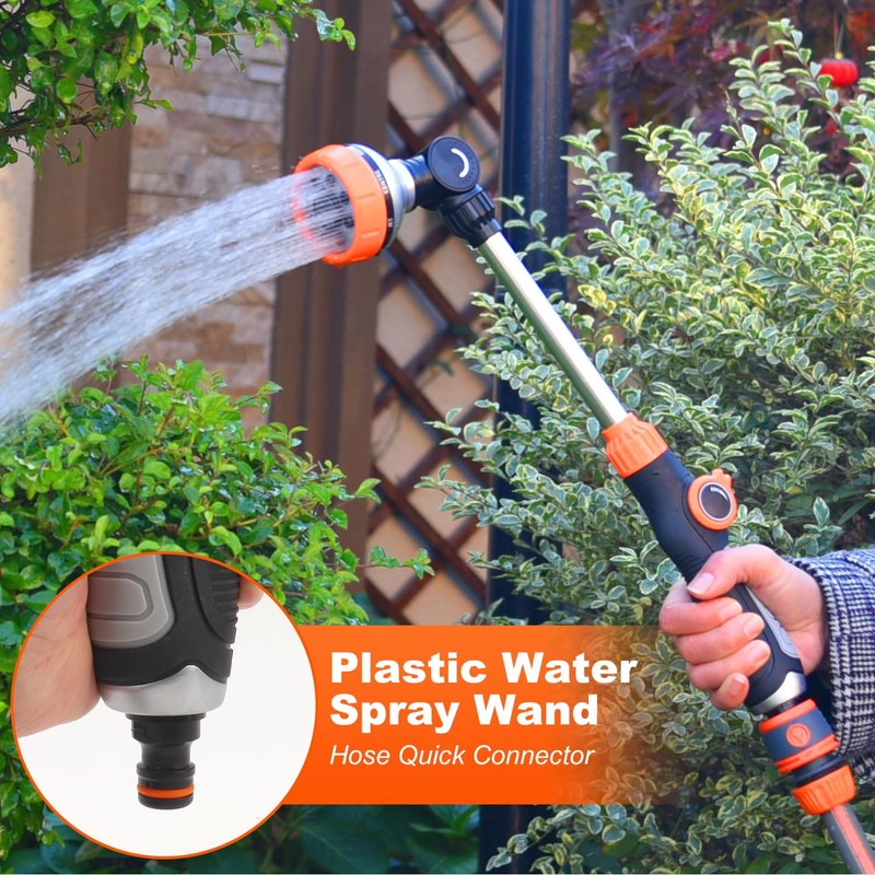 LangRay Watering Wand, 18.5 Inches Long Garden Hose Wand with