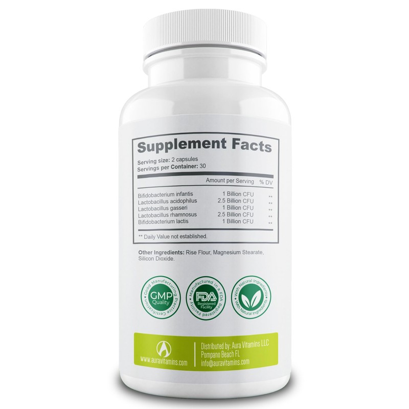 BACTICURE Original Probiótico Natural probiotic,Capsule,60 count