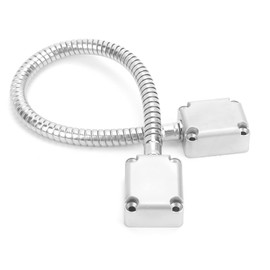 401 Stainless Steel Door Loop Wire Guard Wire Cover Cable Organizer Flexible Effective Protection for Exposed Mounting Access Control