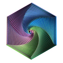 EsiFare Stress Reliever Fidget Toy Stress Relief Toy Hand Play Adult Durable Relieves Anxiety and Increase Focus Ergonomic Fractal Hexagon Multi-Purpose Portable Relieves Anxiety and Stress About 8.2