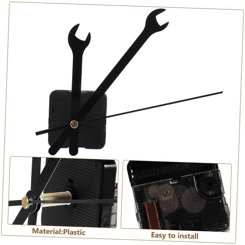 Gadpiparty 1 Set DIY Clock Mechanism Set of Replaceable Clock