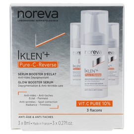 Noreva Iklen+ [Pure-C-Reverse] Regenerating & Perfecting Booster Serum 3x8ml