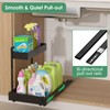 REALINN Expandable Under Sink Organizers and Storage, 2 Tier Under