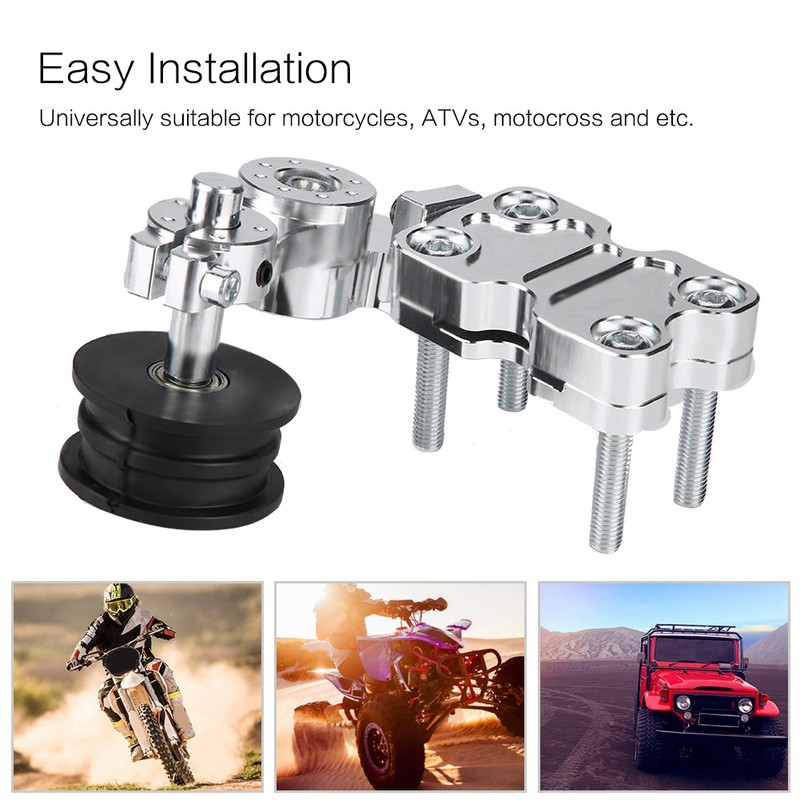 Motorcycle Aluminum Chain Tensioner Bolt Auto Adjuster on Roller Tool