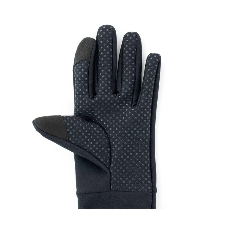 Karimar Stretch Fleece Gloves, Black, S, Black