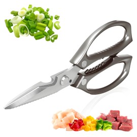 Kitchen Scissors, All Purpose，Ultra Sharp Meat Scissors，Heavy Duty Cooking Scissor，Dishwash Safe Stainless Steel Kitchen Shears for Food, Chicken Bones, Turkey