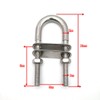 Marine U Bolt 316 Stainless Steel Boat Stern Bow Eye