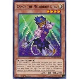 YU-GI-OH! - Canon The Melodious Diva (NECH-EN004) - The New Challengers - Unlimited Edition - Common