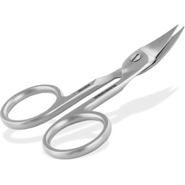 Premium Toenail Scissors from Solingen for Extra Thick and Strong Toenails Pedicure Nail Scissors with Curved Cutting Surface and One-sided Micro Teeth for Foot Care Made of Stainless Steel