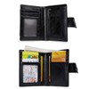BOSTANTEN Women Leather Wallet RFID Blocking Small Bifold Zipper Pocket