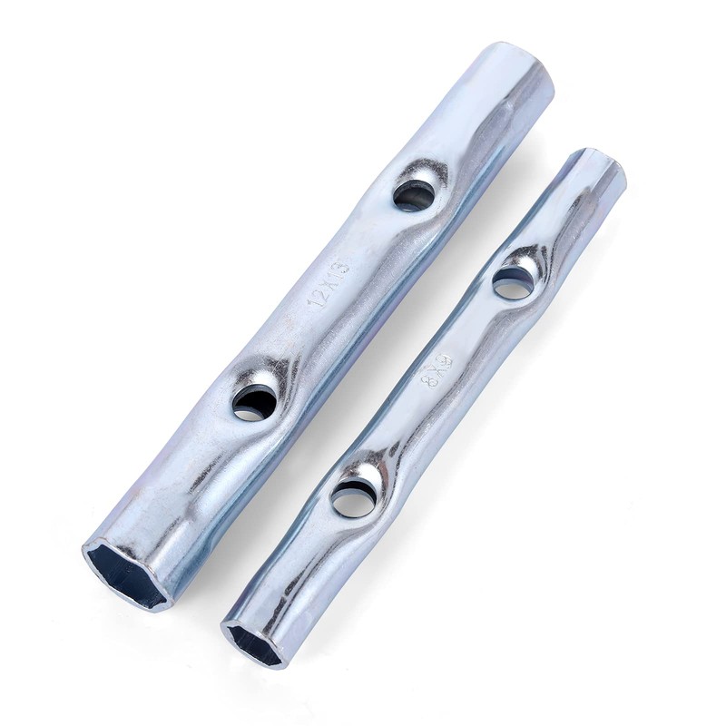 ELIUNG 6Pcs Dual-Ended Wrench 8-17mm, Socket Plumber Back Nut Tap