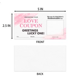 Scratch Valentines Day Card, Love Coupons, Love Note Scratch Off Cards, 20 Pieces Valentine's Day Anniversary Greeting Card, DIY Valentines, Romantic Gifts for Husband, Wife, Lovers, Kids(A06)