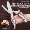 SLEMOON Heavy Duty Poultry Shears Kitchen Salad Scissors for Chicken