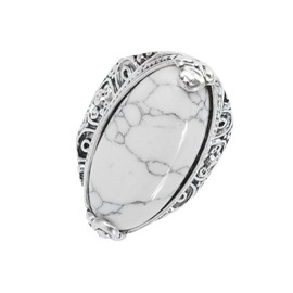 SAFIGLE Jewellery Present Vintage Turquoise Ring Chic Ring for Women Custom Jewelry Design