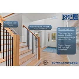 Blank Newel 3" Solid Chamfered Top Modern Design 4000 (Red Oak, 60")