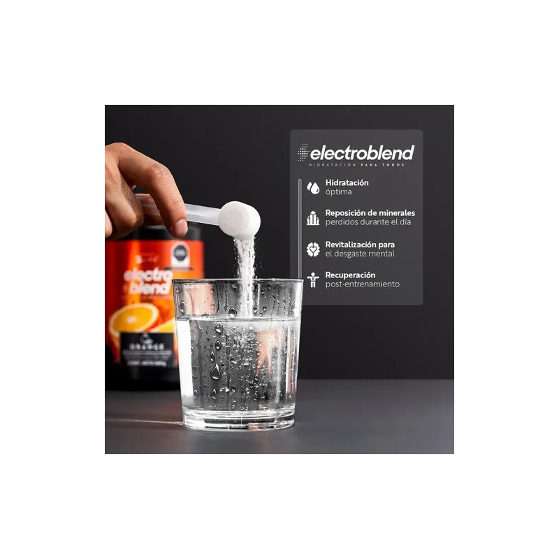 Bebida Hidratante En Polvo 360gr. Electroblend. B Life Sabor Orange