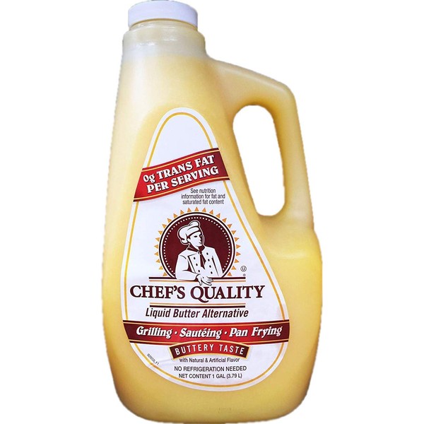 Chef's Quality: Liquid Butter Alternative 1 Gallon (3 Pack Case)