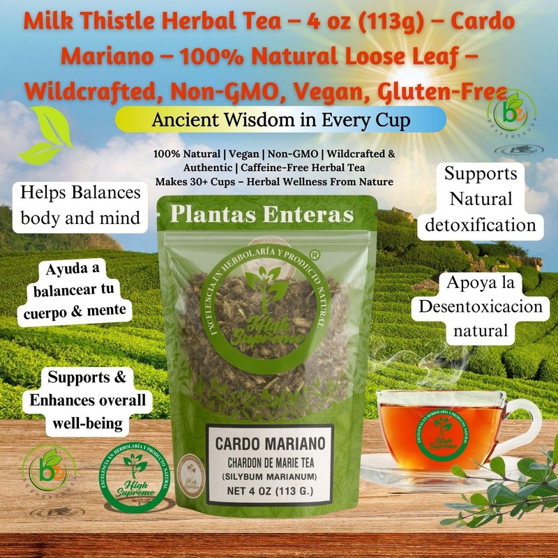 Milk Thistle Herbal Tea – 4 oz (113g) – Cardo