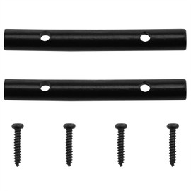 Lovelysp Metal Guitar String Retainer Bar Guitar String Tension Bar with Mounting Screws String Retainer Tension Bars for Electric Guitars 45mm/1.77 in 2PCS (Black)