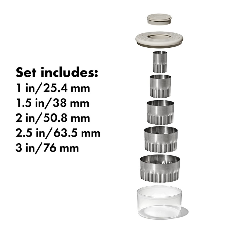 OXO Good Grips Double-Sided Cookie & Biscuit Cutters
