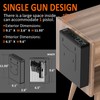 Z ZLJUAN Mounted Gun Safe for Pistols,Quick-Access Auto-Open Sliding Door
