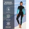 Jsnorklet Womens Wetsuit, 3mm Back Zip Full Wetsuit for Diving