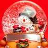 SIKORA SK16 Medium Glass Decorative Snow Globe Snowman with Elk
