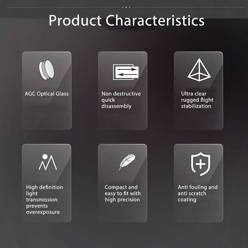 Drone Filter Kit ND8 ND16 ND32 ND64 UV CPL Multi