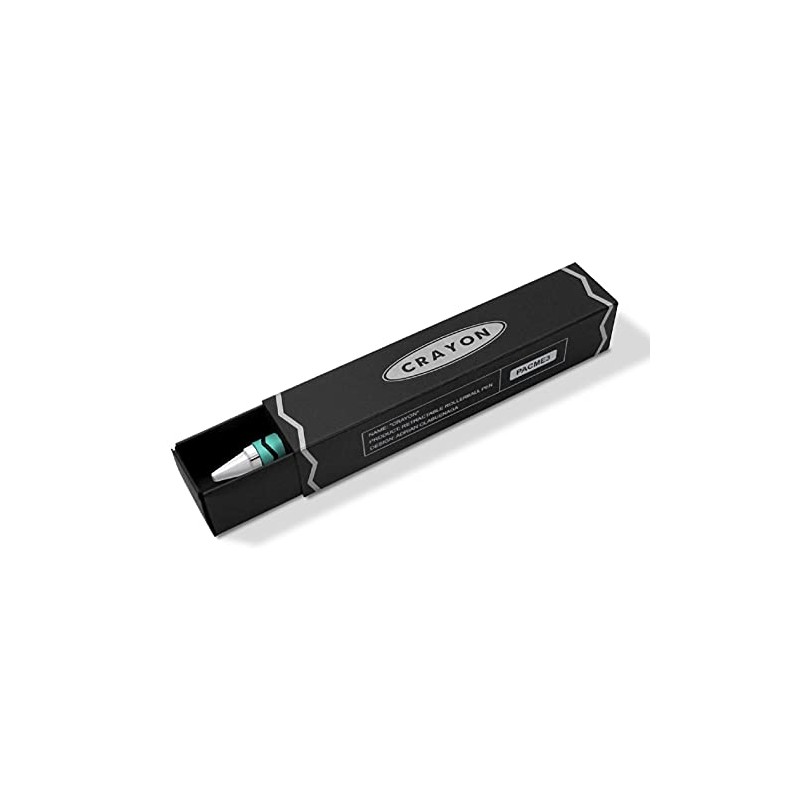 Acme Studios Crayon Chrome Teal Retractable Roller Ball