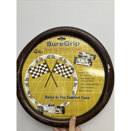 Old Granddad ~ NEW ~ ALL WOOD GRAIN STEERING WHEEL COVER ALL WOODGRAIN