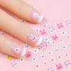 30 Sheets Easter Nail Art Stickers Cute Rabbit 3D Self-Adhesive