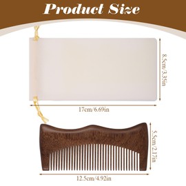 Wooden Labor Comb, Birth Comb, for Pregnancy, Birth Comb Made of Natural Sandalwood, Wooden Comb, Acupressure Tool Against Anxiety