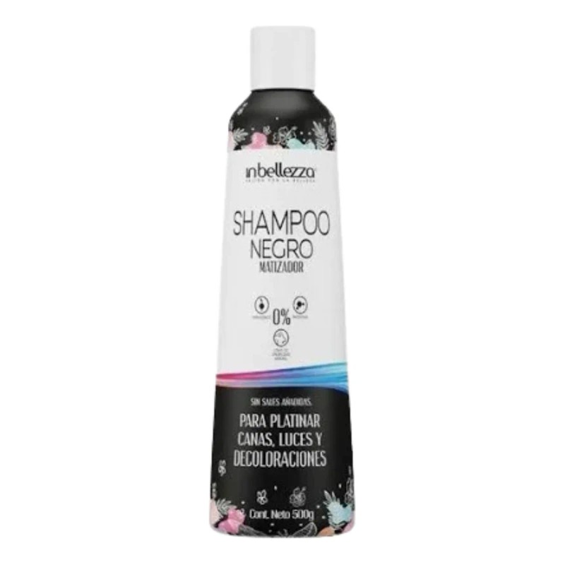 Shampoo Matizador Negro P/canas Y Decoloracion In Bellezza