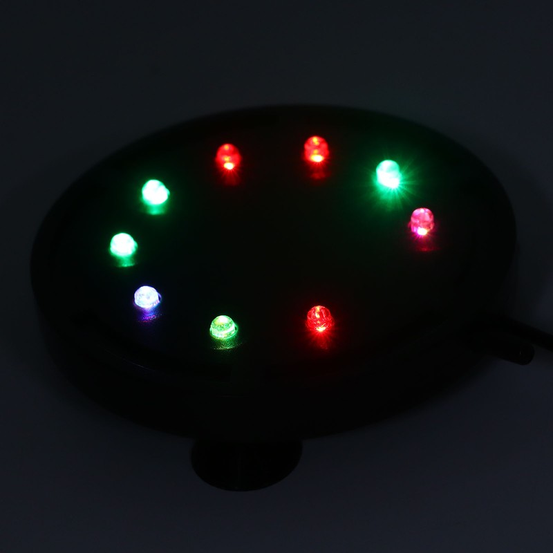 Aquarium LED Air Stone Fish Tank Bubbler Oxygen Diffuser with